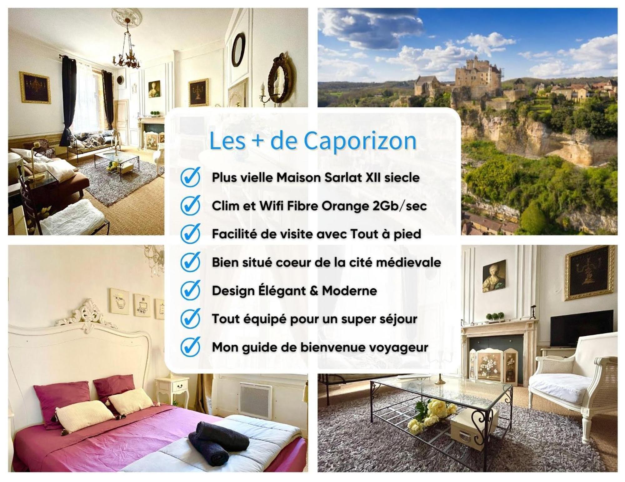 Caporizon-Sarlat L'Elegance-T2 Plein Centre Cite Medievale Exterior foto