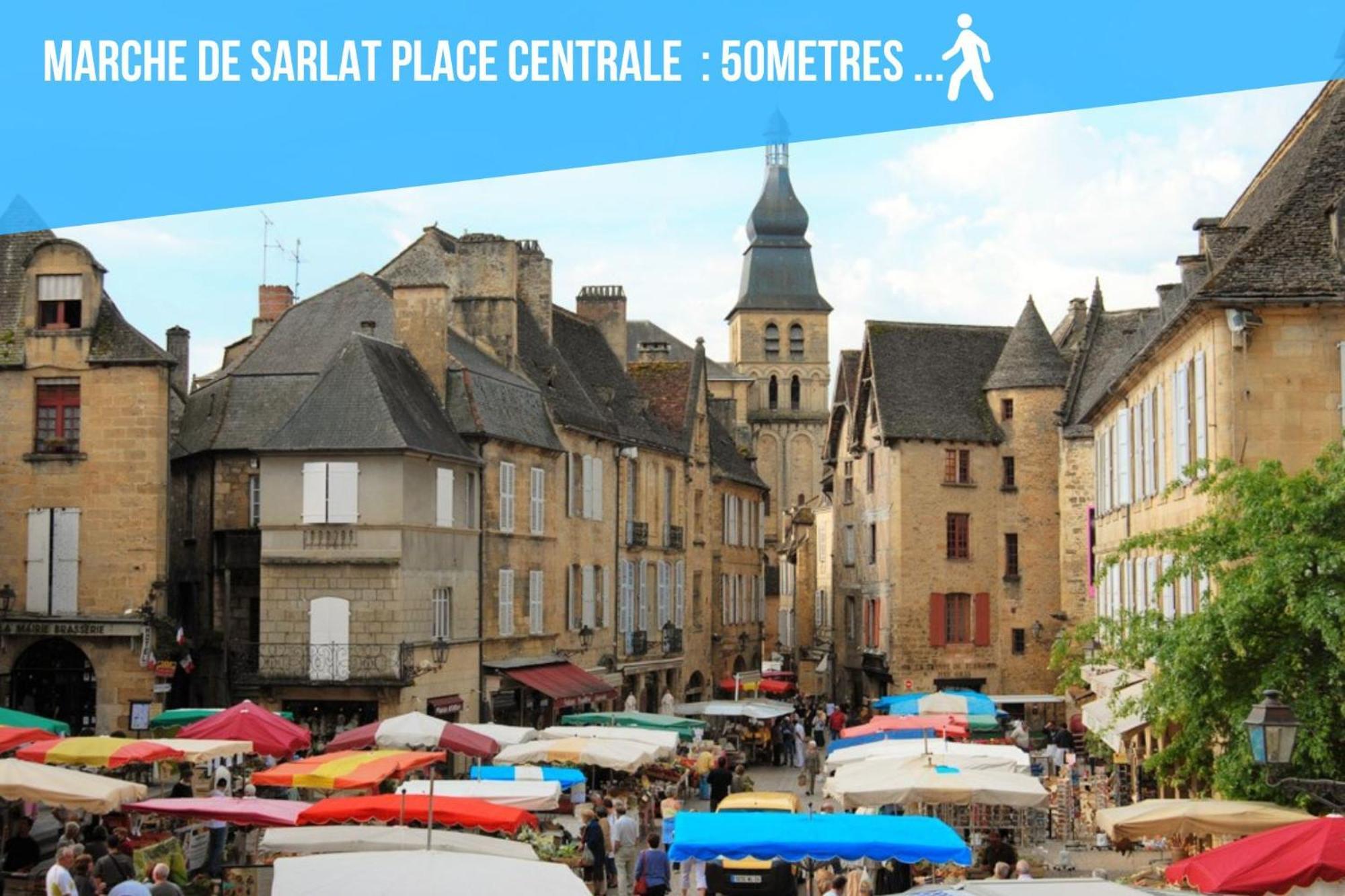 Caporizon-Sarlat L'Elegance-T2 Plein Centre Cite Medievale Exterior foto